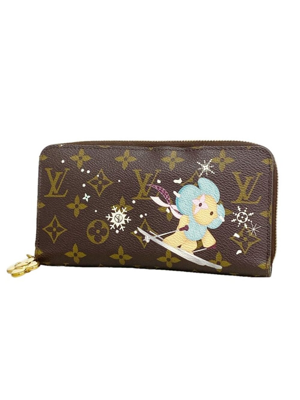 Louis Vuitton Wallet Monogram Zippy Vivienne Azur Frosted